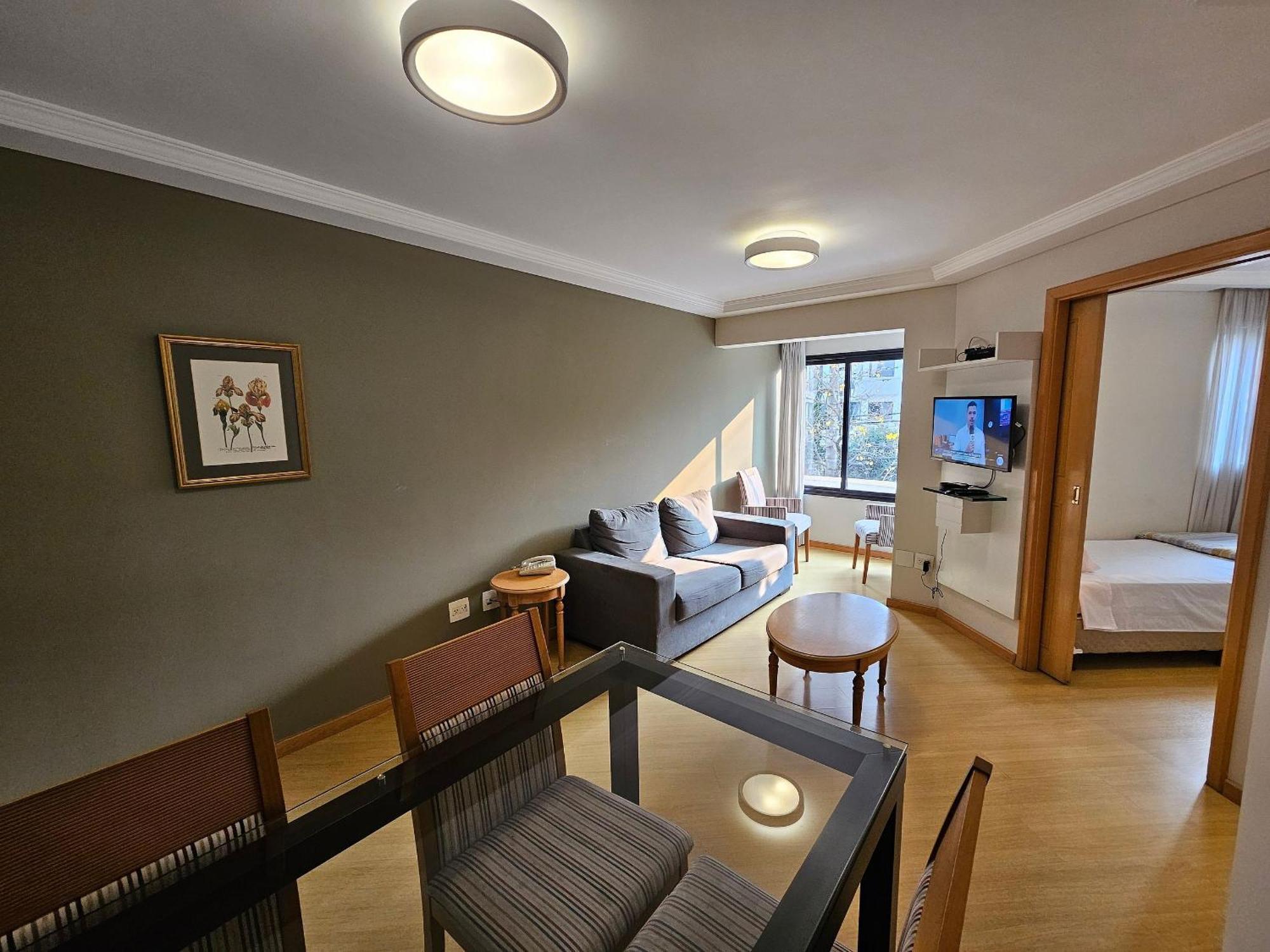 Flat Apart-Hotel Com Dois Quartos E Dois Banheiros Сан-Паулу Екстер'єр фото